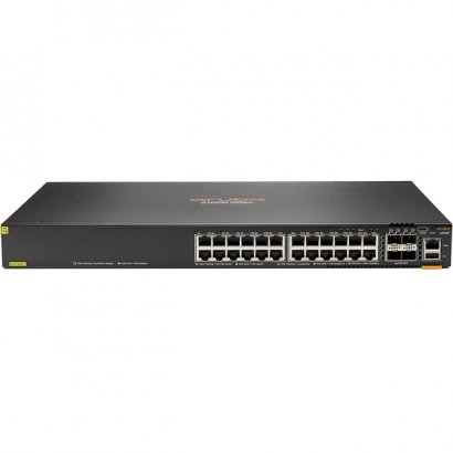 Aruba 24-port 1GbE Class 4 PoE and 4-port SFP56 Switch JL666A#ABA