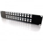 C2G 24 port Blank Keystone/Multimedia Patch Panel 03859