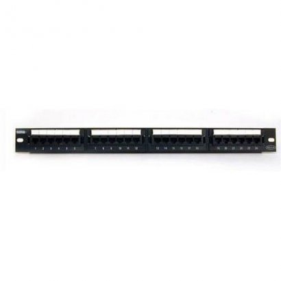 Belkin 24 Port Cat5e Network Patch Panel C-PP5-24-F-BK