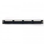 Belkin 24 Port Cat5e Network Patch Panel C-PP5-24-F-BK