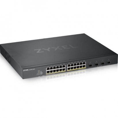 ZyXEL 24-port GbE Smart Managed PoE Switch with 4 SFP+ Uplink XGS1930-28HP