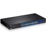 TRENDnet 24-port Gigabit Web Smart with 4 x 10G SFP+ slots TEG-30284