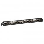 Tripp Lite 24-Port Shielded Cat6 Feed-through Patch Panel N254-024-SH