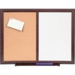 Lorell 24"x18" Dry-Erase/Bulletin Combo Boards 84270