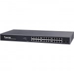 Vivotek 24xGE PoE + 2xGE SFP VivoCam Web Smart Managed Switch, PoE Power Budget 370W AW-GEV-264B-370