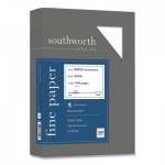 Southworth 25% Cotton Business Paper, 20lb, 95 Bright, Wide Rule, 8 1/2 x 11, 500 Sheets SOU403CR