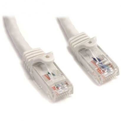 StarTech 25 ft White Snagless Cat6 UTP Patch Cable N6PATCH25WH