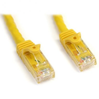 StarTech 25 ft Yellow Snagless Cat6 UTP Patch Cable N6PATCH25YL