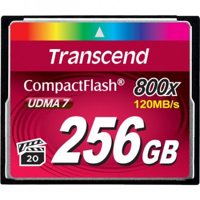 Transcend 256GB 800x Premium Compact Flash Card TS256GCF800