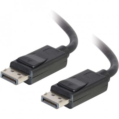 C2G 25ft DisplayPort Cable with Latches M/M - Black 54404