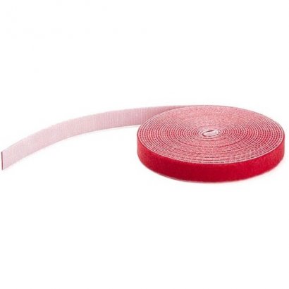 StarTech.com 25ft. Hook and Loop Roll - Red HKLP25RD