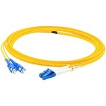 25m Single-Mode Fiber (SMF) Duplex SC/LC OS1 Yellow Patch Cable ADD-SC-LC-25M9SMF