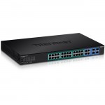 TRENDnet 28-Port Gigabit Web Smart PoE+ Switch (370W) TPE-5028WS