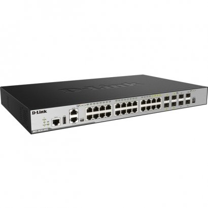 D-Link 28-Port Layer 3 Stackable Managed Gigabit Switch including 4 10GbE Ports DGS-3630-28TC/SI