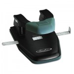 Swingline A7074050D 28-Sheet Comfort Handle Steel Two-Hole Punch, 1/4" Holes, Black SWI74050