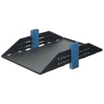 Rack Solutions 29" Adjustable Rack Shelf - Flanges Down 107-2237