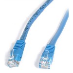 StarTech 2ft Blue Molded Cat6 UTP Patch Cable ETL Verified C6PATCH2BL