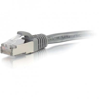 C2G 2ft Cat6 Snagless Shielded (STP) Network Patch Cable - Gray 00775
