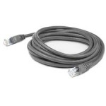 AddOn 2ft RJ-45 (Male) to RJ-45 (Male) Straight Gray Cat6 UTP PVC Copper Patch Cable ADD-2FCAT6-GY