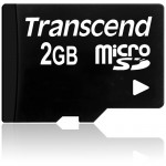 Transcend 2GB microSD Card TS2GUSDC
