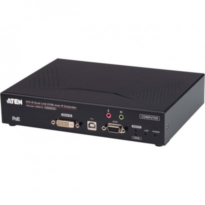 Aten 2K DVI-D Dual Link KVM over IP Transmitter with PoE KE6912T