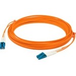 AddOn 2m LC (Male) to LC (Male) White OM1 Duplex Fiber OFNR (Riser-Rated) Patch Cable ADD-LC-LC-2M6MMF