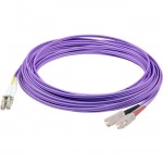 AddOn 2m LC (Male) to LC (Male) Purple OM1 Duplex Fiber OFNR (Riser-Rated) Patch Cable ADD-LC-LC-2M6MMF