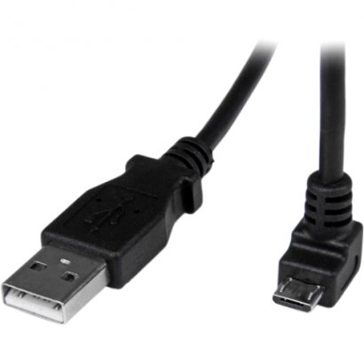 StarTech 2m Micro USB Cable - A to Down Angle Micro B USBAUB2MD