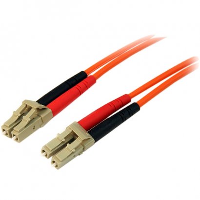 StarTech 2m Multimode 50/125 Duplex Fiber Patch Cable LC - LC 50FIBLCLC2