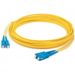 AddOn 2m SC (Male) to SC (Male) Straight Yellow OS2 Duplex Plenum Fiber Patch Cable ADD-SC-SC-2M9SMFP