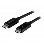 StarTech.com 2m Thunderbolt 3 USB C Cable (40Gbps) - Thunderbolt and USB Compatible TBLT3MM2MA