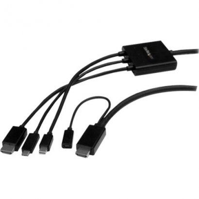 StarTech.com 2m USB-C, HDMI or mDP to HDMI Converter Cable CMDPHD2HD