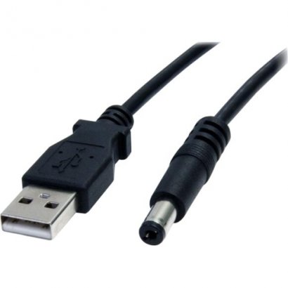 StarTech 2m USB to Type M Barrel Cable - USB to 5.5mm 5V DV Cable USB2TYPEM2M