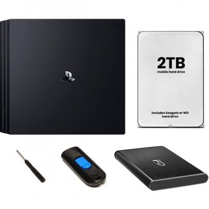 Fantom Drives 2TB PS4 Hard Drive - All in One Easy Upgrade Kit PS4-2TB-KIT