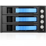 iStarUSA 2x 5.25" to 3x 3.5" 2.5" 12Gb/s HDD SSD Hot-swap Rack BPU-230HD-BLUE