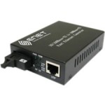 2x10/100Base-T to 10/100 SMF SC 20km Media Converter ENMC-FE2T-SMF