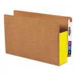 Smead 3 1/2" Exp File Pockets, Straight Tab, Legal, Yellow, 10/Box SMD74688