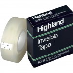Highland 3/4"W Matte-finish Invisible Tape 6200341296PK