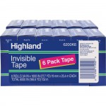 Highland 3/4"W Matte-finish Invisible Tape 6200341000BD