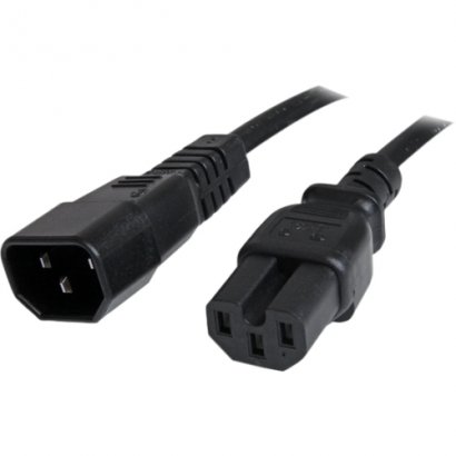 StarTech 3 ft 14 AWG Computer Power Cord - IEC C14 to IEC C15 PXTC14C153