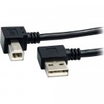 StarTech 3 ft A Right Angle to B Right Angle USB Cable - M/M USB2HAB2RA3