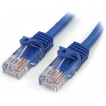 StarTech 3 ft Blue Snagless Cat5 UTP Patch Cable RJ45PATCH3