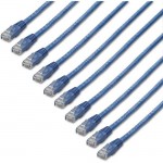 StarTech.com 3 ft CAT6 Patch Cable - 10 Pack - 100% Copper Wire - Blue C6PATCH3BL10PK