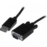 StarTech 3 ft DisplayPort to VGA Adapter Converter Cable - DP to VGA 1920x1200 - Black DP2VGAMM3B