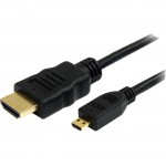 StarTech 3 ft High Speed HDMI Cable with Ethernet - HDMI to HDMI Micro - M/M HDMIADMM3