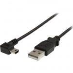 StarTech 3 ft Mini USB Cable - A to Right Angle Mini B USB2HABM3RA
