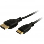 StarTech 3 ft Slim HDMI High Speed with Ethernet Cable HDMI to Mini HDMI HDMIACMM3S