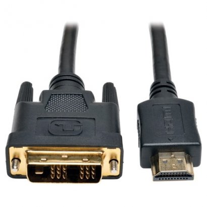 Tripp Lite 3-ft. HDMI to DVI Gold Digital Video Cable (HDMI-M / DVI-M) P566-003
