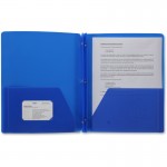 3-Hole Punched Poly Portfolios 20886