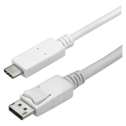 StarTech.com 3 m (10 ft.) USB-C to DisplayPort Cable - 4K 60Hz - White CDP2DPMM3MW